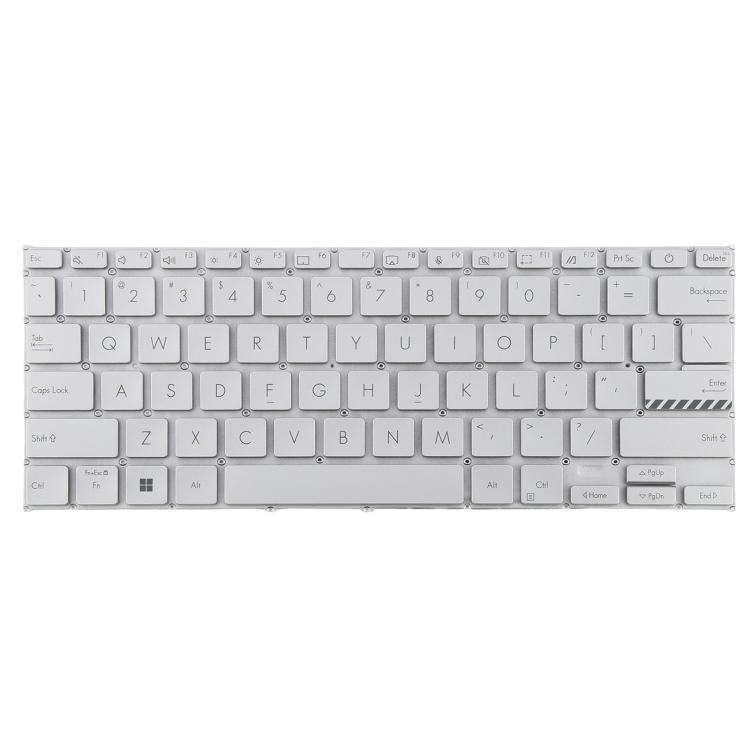 US Version Laptop Keyboard for Asus VivoBook 14 Pro X1402 M1402 D1402 F1402 X1403Z X1402Z(Silver)