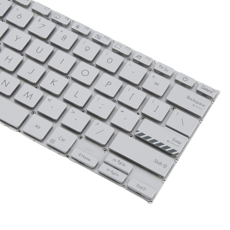 US Version Laptop Keyboard for Asus VivoBook 14 Pro X1402 M1402 D1402 F1402 X1403Z X1402Z(Silver) - Replacement Keyboards by PMc TechLife | Online Shopping South Africa | PMc TechLife | Buy Now Pay Later Mobicred