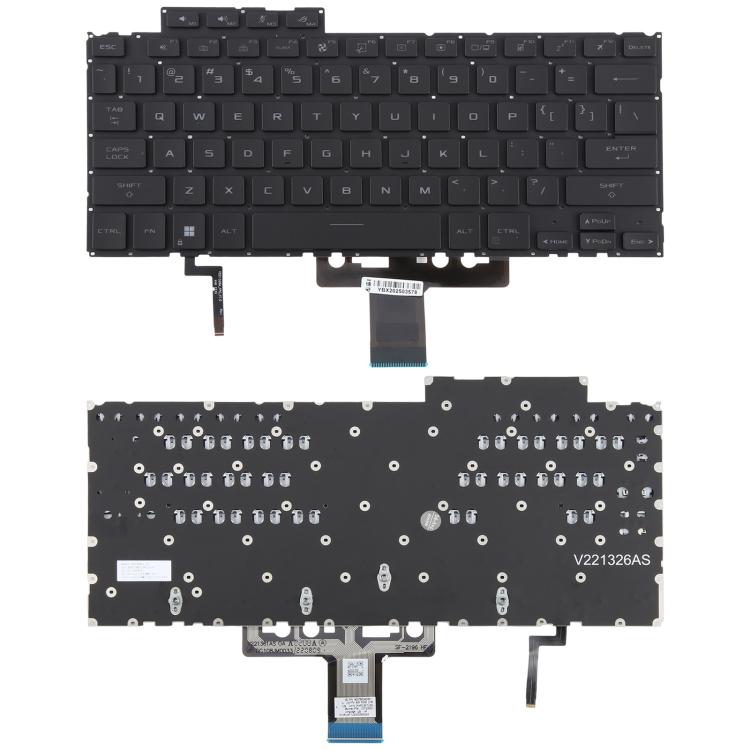 US Version Backlit Laptop Keyboard for Asus ROG Flow X13 GV302 2023 GV302XV GV302XU(Black) - Replacement Keyboards by PMc TechLife | Online Shopping South Africa | PMc TechLife | Buy Now Pay Later Mobicred