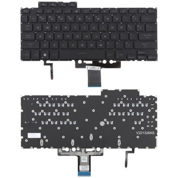 US Version Backlit Laptop Keyboard for Asus ROG Flow X13 GV302 2023 GV302XV GV302XU(Black)