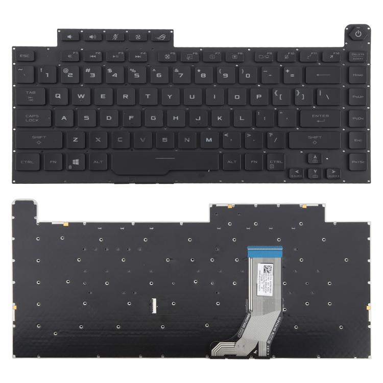 US Version RGB Backlit Laptop Keyboard for Asus ROG Strix Scar G512 G512LV G512LW G512LI(Black) - Replacement Keyboards by PMc TechLife | Online Shopping South Africa | PMc TechLife | Buy Now Pay Later Mobicred
