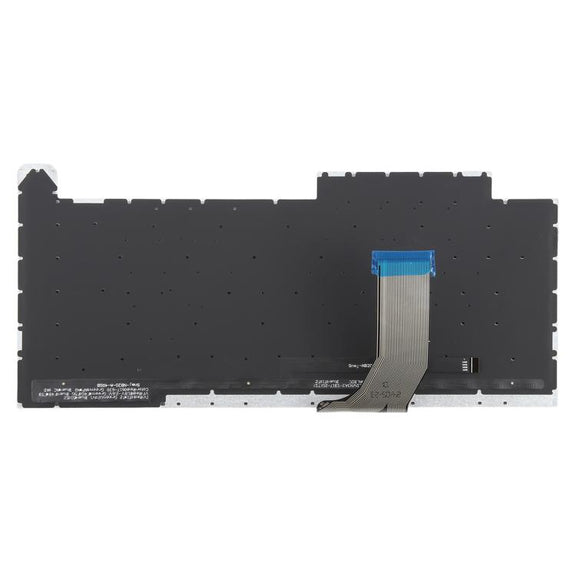 US Version Colorful 16 Pin Backlit Laptop Keyboard for Asus ROG Strix Scar G512 G512LV G512LW G512LI(Transparent keycaps)