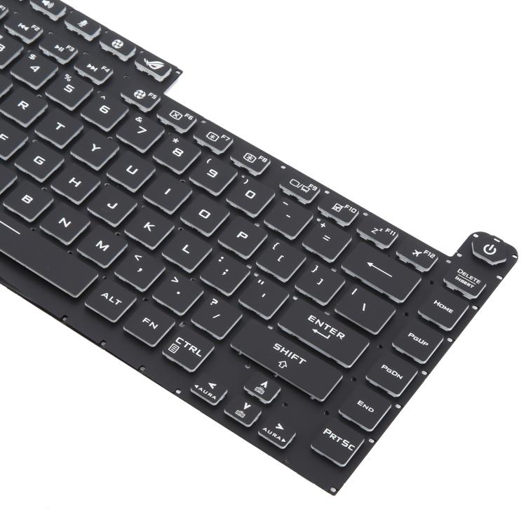 US Version Colorful 16 Pin Backlit Laptop Keyboard for Asus ROG Strix Scar G512 G512LV G512LW G512LI(Transparent keycaps) - free shipping - PMc TechLife - Order now!