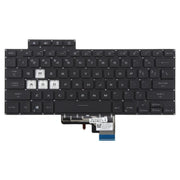 US Version Backlit Laptop Keyboard for Asus TUF Air Air FX516 FX516P FX516PR FX516PM FA516(Black)