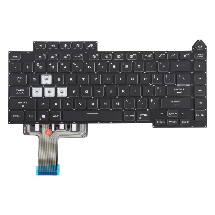 US Version Colorful Backlit Laptop Keyboard for Asus ROG Strix G15 G513 G513Q G513QM G513QY G533(Black) - Replacement Keyboards by PMc TechLife | Online Shopping South Africa | PMc TechLife | Buy Now Pay Later Mobicred