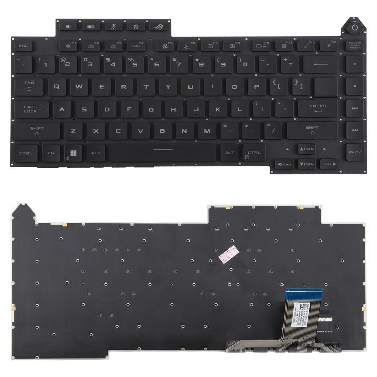 US Version RGB Backlit Laptop Keyboard for Asus Rog Strix G15 G513 G513RC G513RM G513RW G513QR G513QE G513IM G513IE G513IC(Black) - Replacement Keyboards by PMc TechLife | Online Shopping South Africa | PMc TechLife | Buy Now Pay Later Mobicred