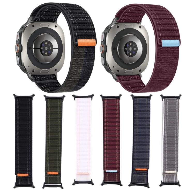 For Samsung Galaxy Watch Ultra 47mm / Ultra 2025 Kalebol Hook and Loop Fastener Nylon Strap(Grey) - free shipping - PMC TechLife - Order now!