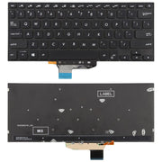 US Version Backlit Laptop Keyboard for Asus VivoBook S14 K430 A430 X430 S403 S4300F S4300U(Black)