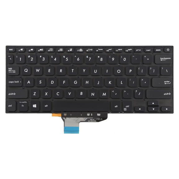 US Version Backlit Laptop Keyboard for Asus VivoBook S14 K430 A430 X430 S403 S4300F S4300U(Black)