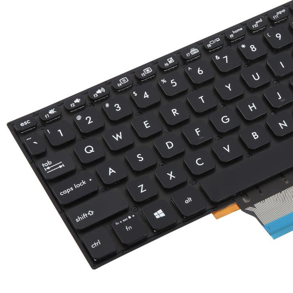 US Version Backlit Laptop Keyboard for Asus VivoBook S14 K430 A430 X430 S403 S4300F S4300U(Black)
