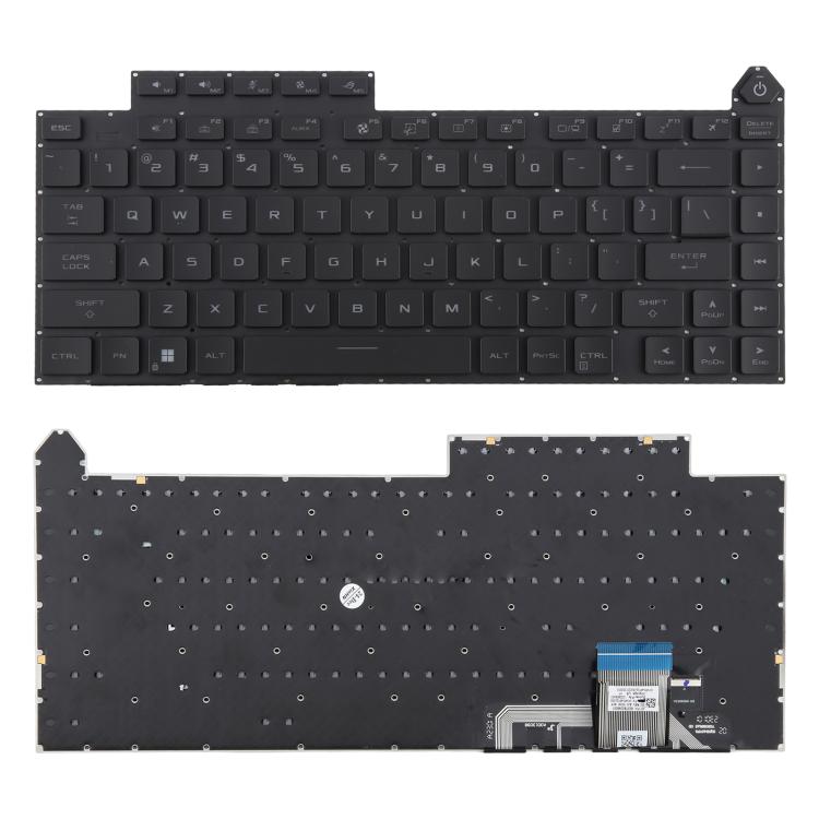 US Version RGB Backlit Laptop Keyboard for Asus ROG Strix G16 G614 G614JU G634 G634JY 2023(Black) - Replacement Keyboards by PMc TechLife | Online Shopping South Africa | PMc TechLife | Buy Now Pay Later Mobicred