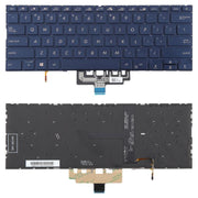 US Version Backlit Laptop Keyboard for Asus ZenBook 14 UX434 UX434F UX434FA UX434FL UX434FLC(Blue)