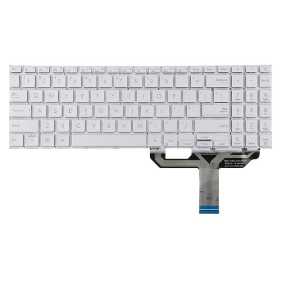 US Version Backlit Laptop Keyboard for Asus Vivobook 15 X1502 X1502ZA X1502Z X1502VA B1502 B1502CBA(Silver)
