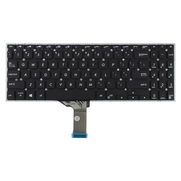 US Version Laptop Keyboard for Asus S530 S530U S530F S15 S530UA S530UN S5300 S5300F S5300FN S5300U S5300UN X530 X530M(Silver)