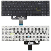 US Version Laptop Keyboard for Asus VivoBook X521 V5100E X521FL S5600F S533F 2020(Black)