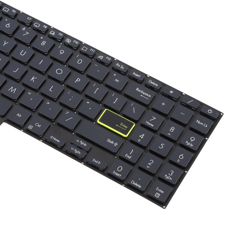 US Version Laptop Keyboard for Asus VivoBook X521 V5100E X521FL S5600F S533F 2020(Black)