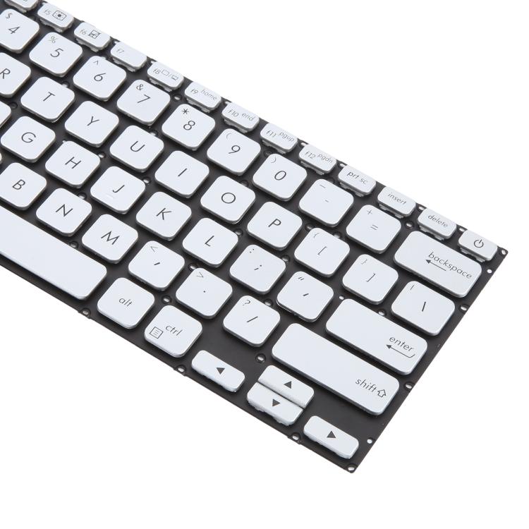 US Version Laptop Keyboard for Asus VivoBook 14 X420 X420F X420FA X420U A420F A420 A420U S420 S420UA P1411F P1411FA(Silver)