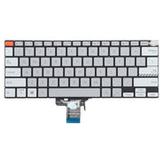 US Version Backlit Laptop Keyboard for Asus Vivobook Pro 14X M7400 M4700 M4700QC M4700PC M7600 M3400 M3401 M3401Q X7400 X3400 X3400P K3400P(Gray)