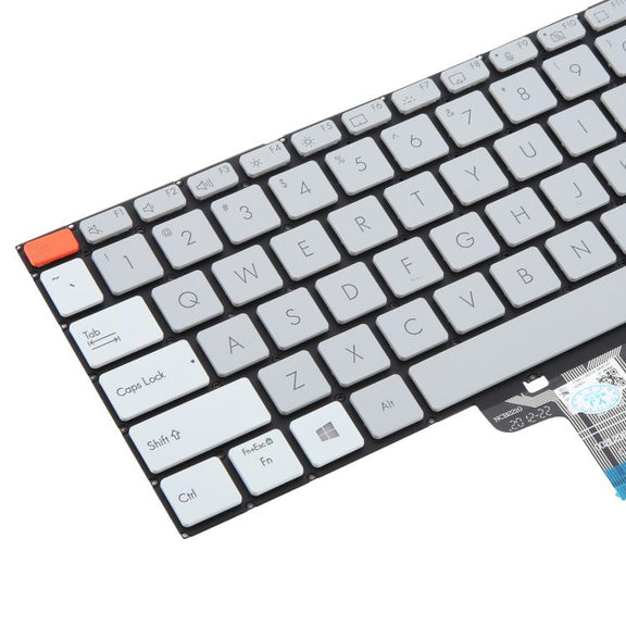 US Version Backlit Laptop Keyboard for Asus Vivobook Pro 14X M7400 M4700 M4700QC M4700PC M7600 M3400 M3401 M3401Q X7400 X3400 X3400P K3400P(Gray)