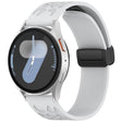 22mm Kalebol Universal Leopard Print Magnetic Folding Buckle Silicone Strap(Light Grey) - free shipping - PMc TechLife - Order now!