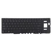 US Version Backlit Laptop Keyboard for Asus ROG Zephyrus Duo 15 inch GX550L GX550 GX550LXS GX550LWS GX551 GX551Q(Black)