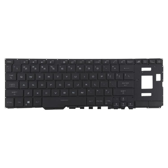 US Version Backlit Laptop Keyboard for Asus ROG Zephyrus Duo 15 inch GX550L GX550 GX550LXS GX550LWS GX551 GX551Q(Black)