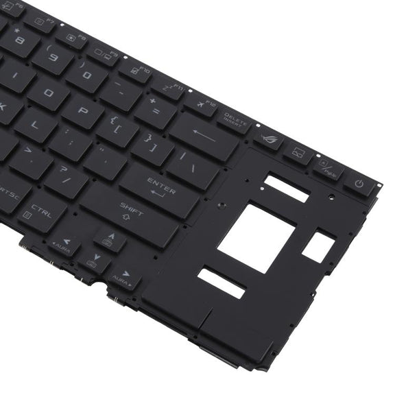 US Version Backlit Laptop Keyboard for Asus ROG Zephyrus Duo 15 inch GX550L GX550 GX550LXS GX550LWS GX551 GX551Q(Black)