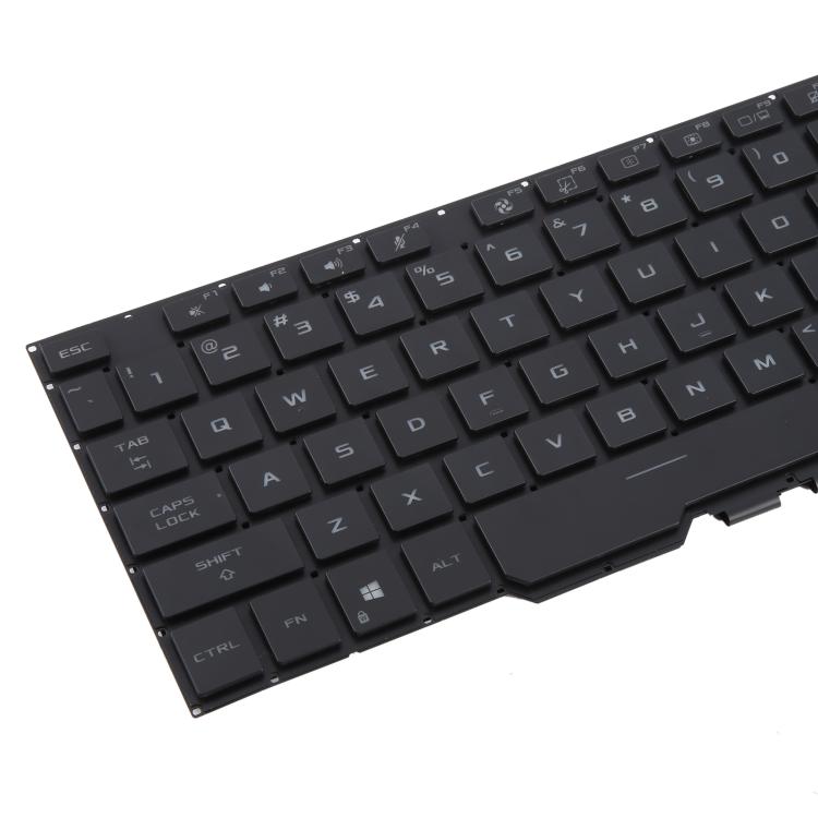 US Version Backlit Laptop Keyboard for Asus ROG Zephyrus Duo 15 inch GX550L GX550 GX550LXS GX550LWS GX551 GX551Q(Black)