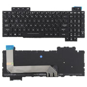 US Version Backlit Laptop Keyboard for Asus FX63 FX63V FX503VM FX503VD ZX63VE FZ63V GL503VS(White)