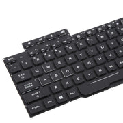 US Version Backlit Laptop Keyboard for Asus FX63 FX63V FX503VM FX503VD ZX63VE FZ63V GL503VS(White)