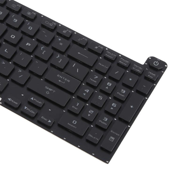 US Version RGB Backlit Laptop Keyboard for Asus ROG Stirx G17 G713 G713Q G713QE G713QY G713QR G713RX G713RS G713RC G713IR G713IH(Black)