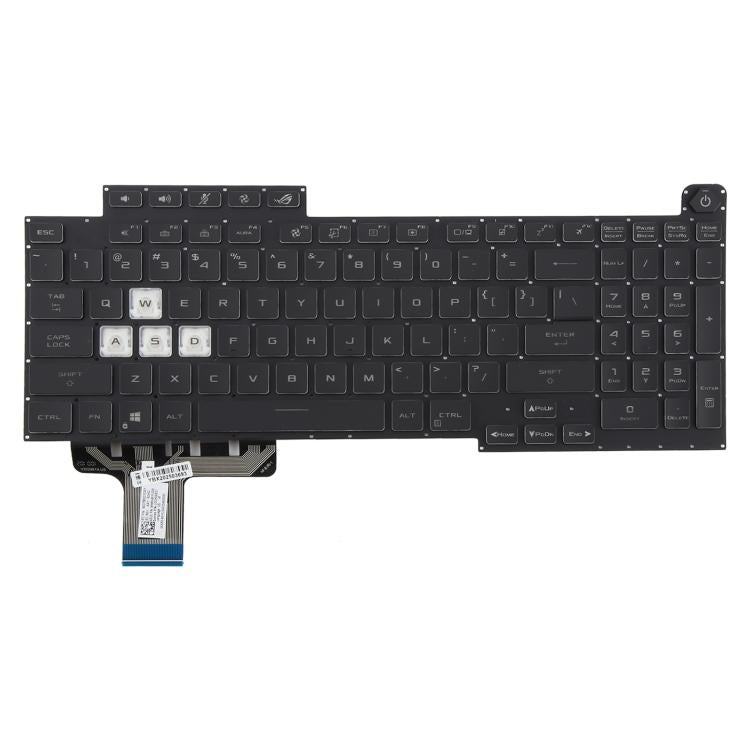 US Version 16 Pin Colorful Backlit Laptop Keyboard for Asus ROG Stirx G17 G713 G713Q G713QE G713QY G713QR G713RX G713RS G713RC G713IR G713IH(Black) - Replacement Keyboards by PMc TechLife | Online Shopping South Africa | PMc TechLife | Buy Now Pay Later Mobicred