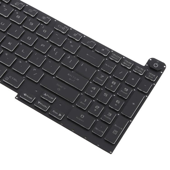 US Version 16 Pin Colorful Backlit Laptop Keyboard for Asus ROG Stirx G17 G713 G713Q G713QE G713QY G713QR G713RX G713RS G713RC G713IR G713IH(Black)