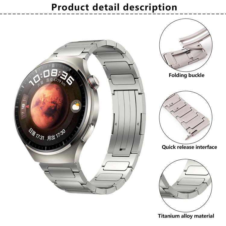 Kalebol 22mm Universal Titanium Scratch Resistant Strap(Titanium)