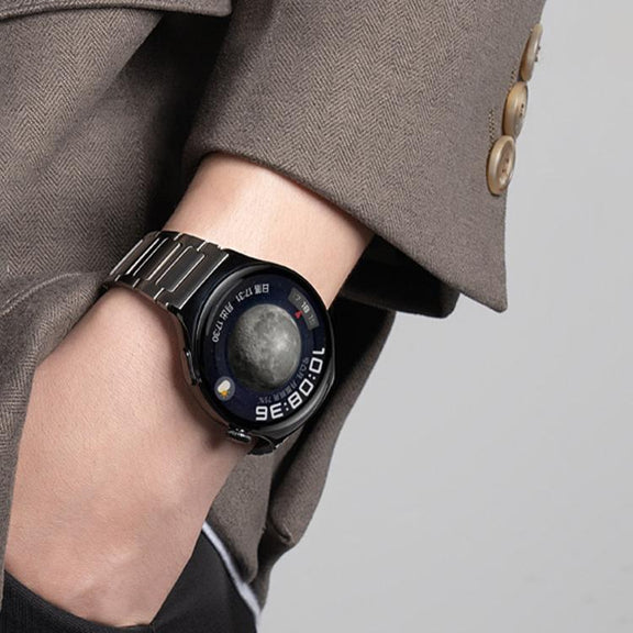 Kalebol 22mm Universal Titanium Scratch Resistant Strap(Titanium)