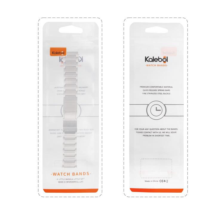 Kalebol 22mm Universal Titanium Scratch Resistant Strap(Titanium Silver)