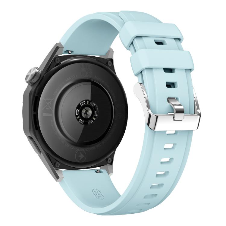 Kalebol 22mm Universal Silicone Watch Strap(Ice Blue)