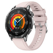 Kalebol 22mm Universal Silicone Watch Strap(Pink)