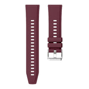 Kalebol 22mm Universal Silicone Watch Strap(Wine Red)