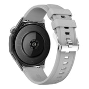 Kalebol 22mm Universal Silicone Watch Strap(Light Grey)