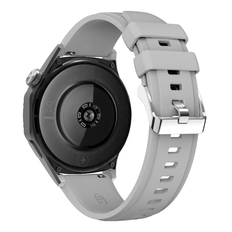 Kalebol 22mm Universal Silicone Watch Strap(Light Grey)