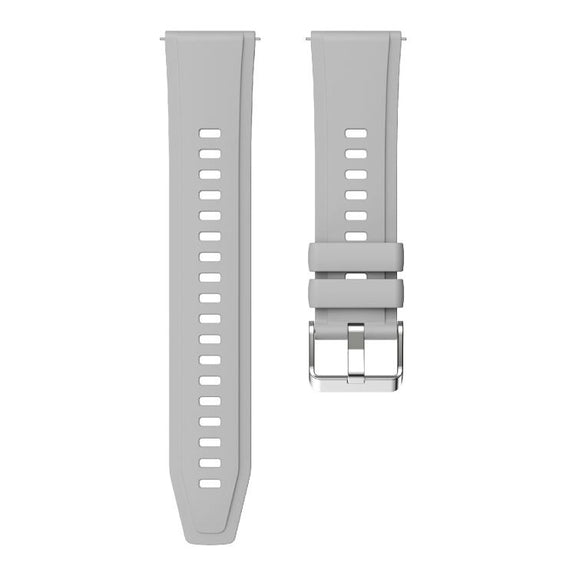 Kalebol 22mm Universal Silicone Watch Strap(Light Grey)