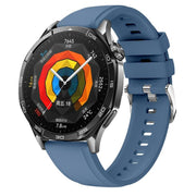 Kalebol 22mm Universal Silicone Watch Strap(Topa Blue)