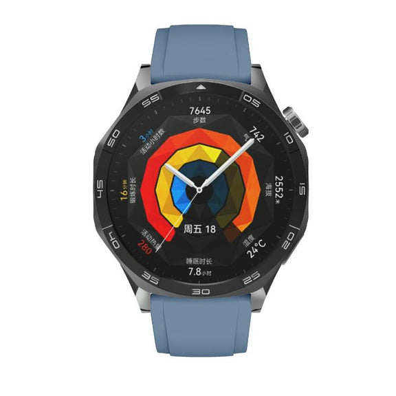 Kalebol 22mm Universal Silicone Watch Strap(Topa Blue)