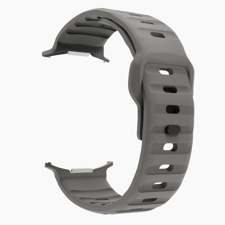 For Samsung Galaxy Watch Ultra 47mm / Ultra 2025 Kalebol Wave Reverse Buckle Silicone Strap(Space Grey) - free shipping - PMC TechLife - Order now!