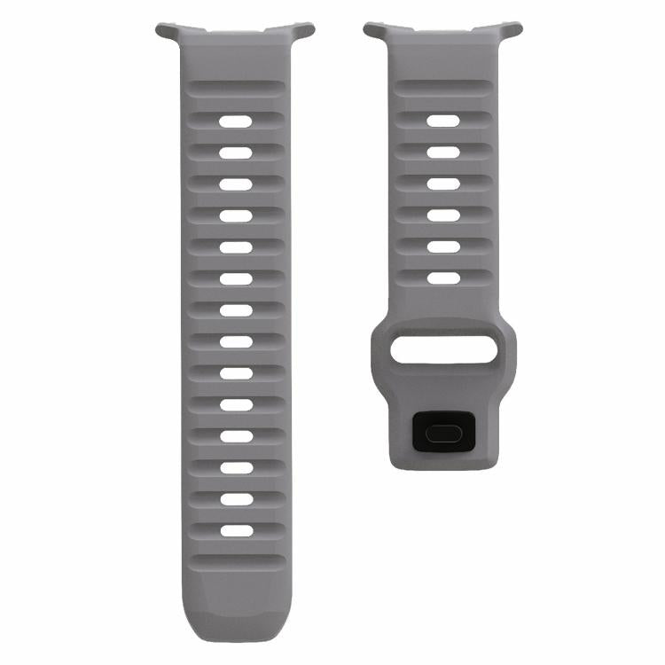 For Samsung Galaxy Watch Ultra 47mm / Ultra 2025 Kalebol Wave Reverse Buckle Silicone Strap(Space Grey) - free shipping - PMC TechLife - Order now!