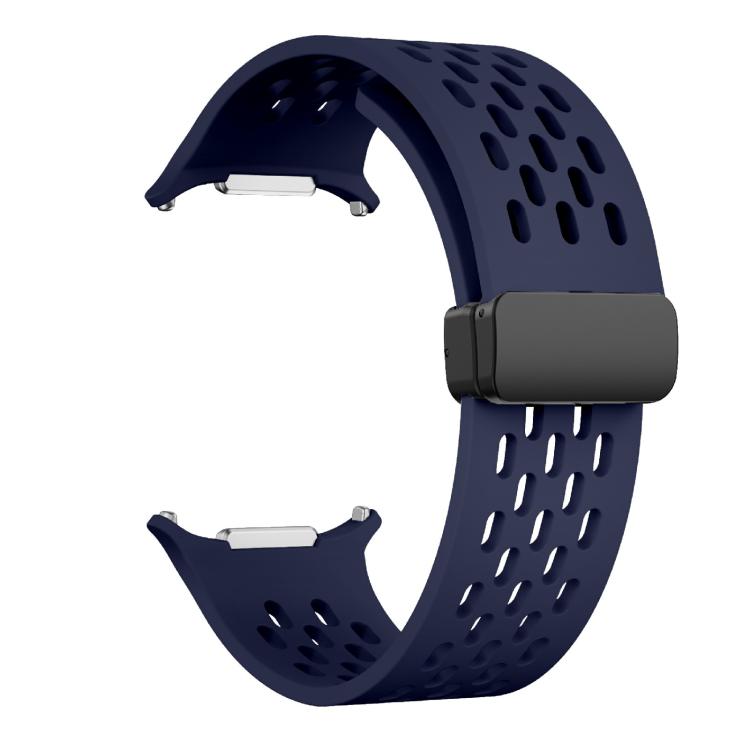 For Samsung Galaxy Watch Ultra 47mm / Ultra 2025 Kalebol Mesh Magnetic Silicone Watch Strap(Blue) - free shipping - PMC TechLife - Order now!