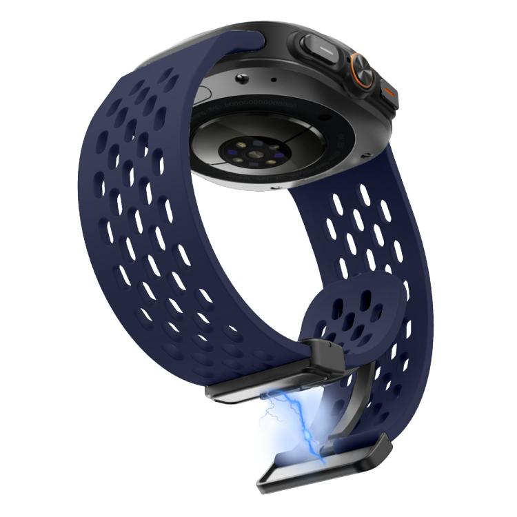 For Samsung Galaxy Watch Ultra 47mm / Ultra 2025 Kalebol Mesh Magnetic Silicone Watch Strap(Blue) - free shipping - PMC TechLife - Order now!