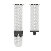 For Apple Watch 42mm / 41mm / 40mm / 38mm Kalebol Mesh Umbrella Buckle Silicone Watch Strap(Grey)