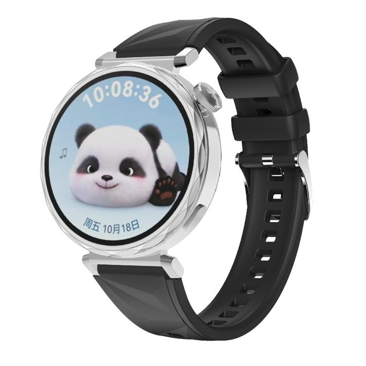 Kalebol 18mm Universal Diamond Embossed Silicone Strap(Black) - free shipping - PMc TechLife - Order now!